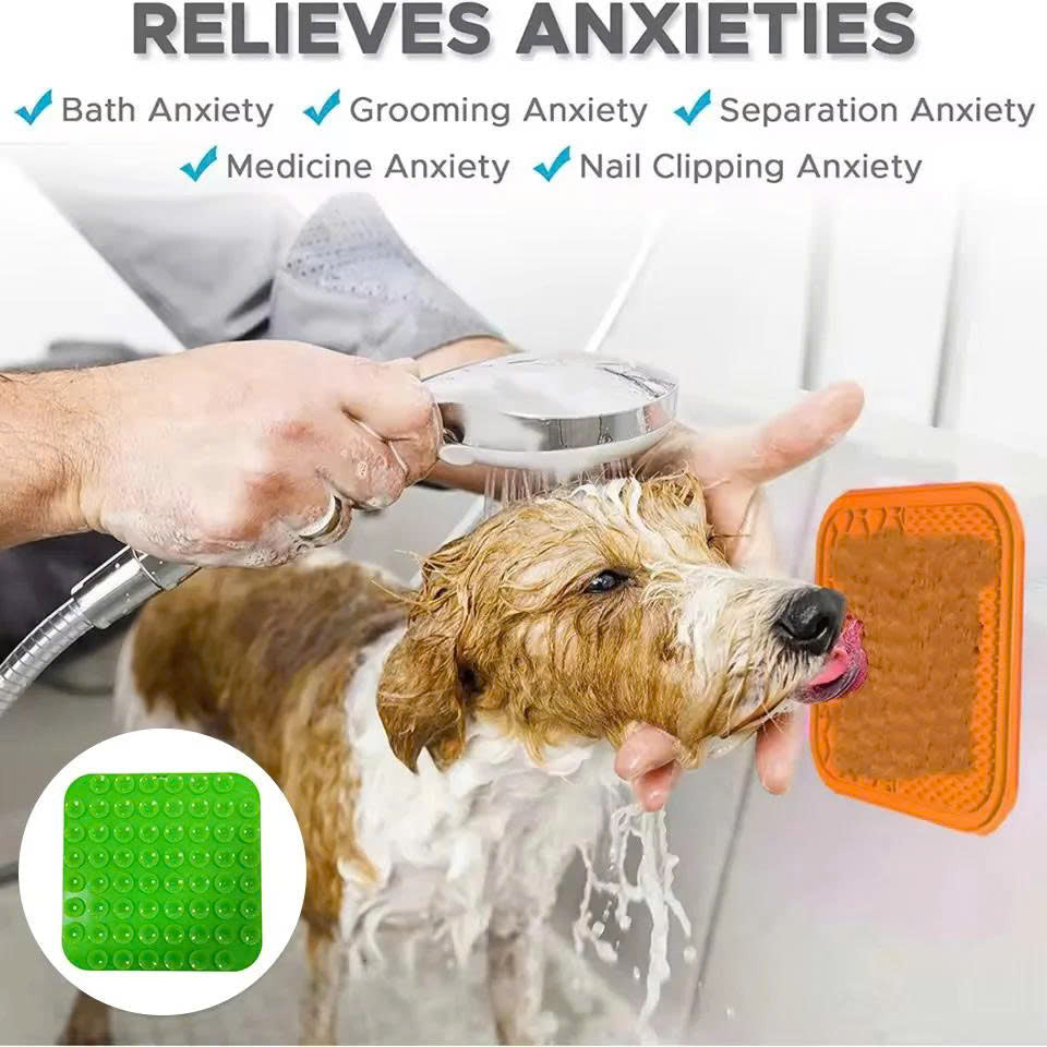 Summer Cooling Slow Feeder Pet Licking Mat with Suction Cups